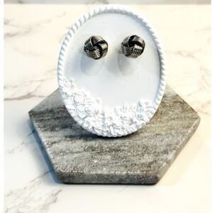 Vintage Love Knot Stud Earrings